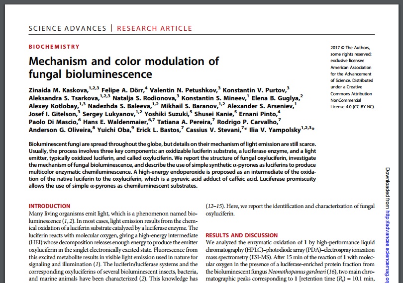 Science Advances Fungi